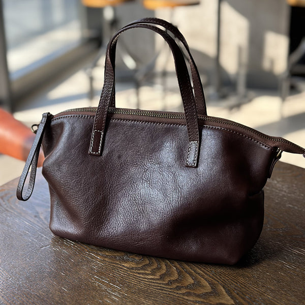 Genuine Leather Crossbody Bags For Women Zip Top Real Leather Handbags Affordable