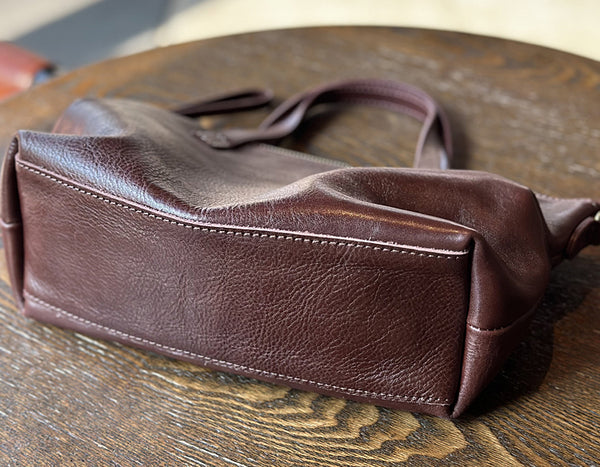 Genuine Leather Crossbody Bags For Women Zip Top Real Leather Handbags Stylish