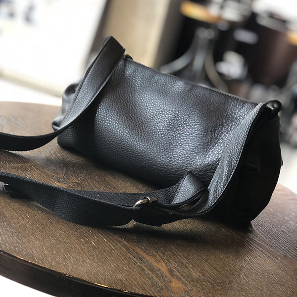 Genuine Leather Shoulder Bags For Women Soft Leather Crossbody Bag Badass