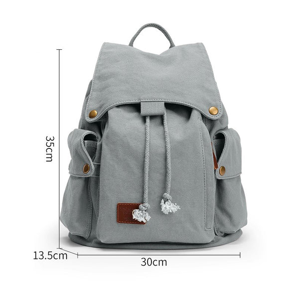 Canvas Backpack Purse for Women Casual Rucksack for Daily Adventures and Travel