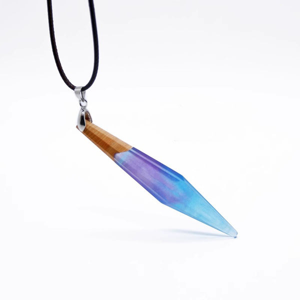 Handmade Wood Resin Pendant Necklace Unique Jewelry Accessories For Both Men and Women Affordable