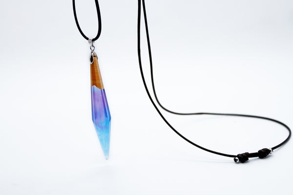 Handmade Wood Resin Pendant Necklace Unique Jewelry Accessories For Both Men and Women Elegant