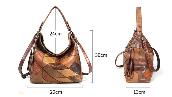 Ladies Genuine Leather Hobo Bags Shoulder Handbags For Women Cool