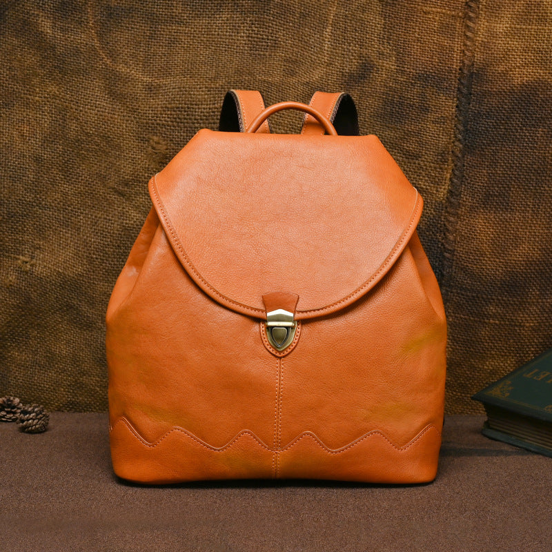 Ladies tan outlet backpack