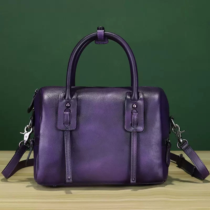 Vera Bradley Purse Handbag Tote Purple Floral Preppy Casual Ladies | eBay