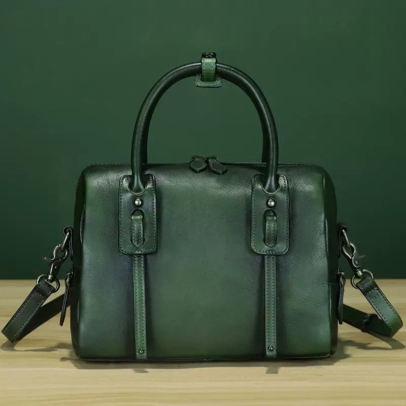 Handbag for Women Bag Women's Genuine Leather Bags Handbags Crossbody Bags for Women Shoulder Bags Genuine Leather Green