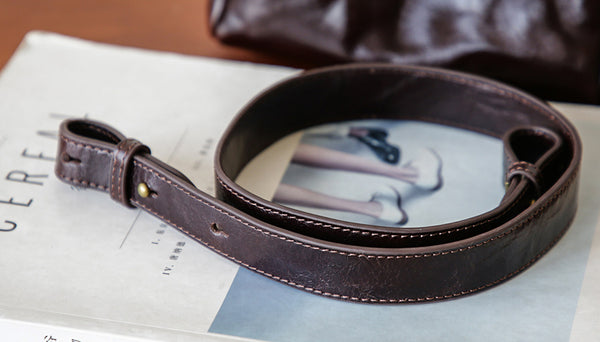 Small Textured Leather Bucket Bag for Women Vintage Cowhide Tote Crossbody Purse Accessories