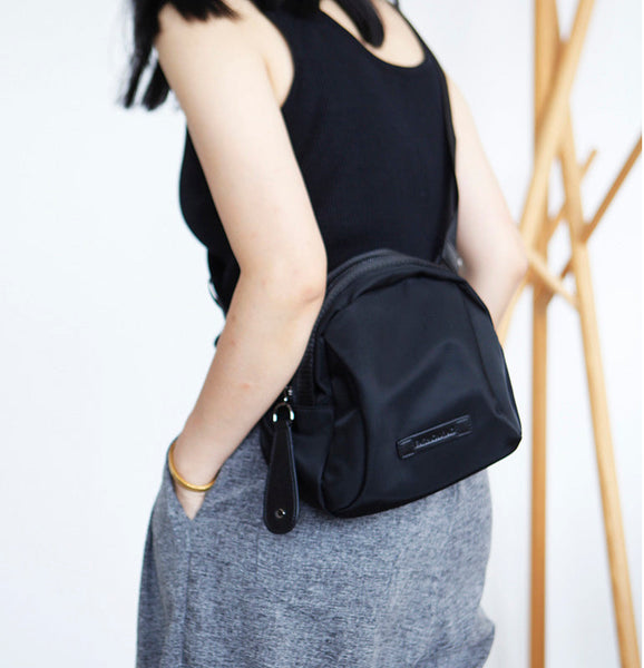 Small Women's Nylon Crossbody Bag Ladies Shoulder Bag Details