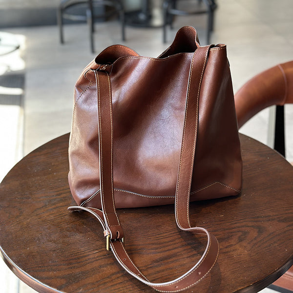Stylish Womens Leather Shoulder Bag Crossbody Tote Details