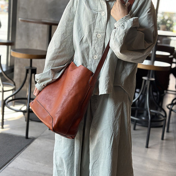 Stylish Womens Leather Shoulder Bag Crossbody Tote Elegant