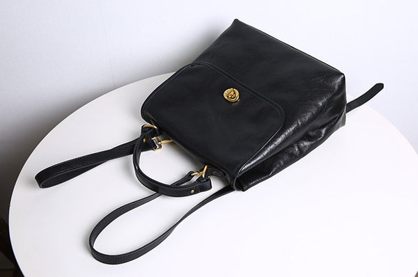 Vintage Genuine Leather Backpack Purse for Women Small Top Grain Cowhide Backpack Bag Boutique