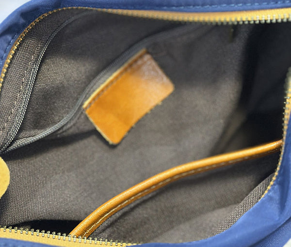 Vintage Genuine Leather Boho Tote Bag for Women Shoulder Handbag Inside