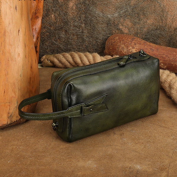 Small Leather Handbag for Women Retro Crossbody Satchel Bag