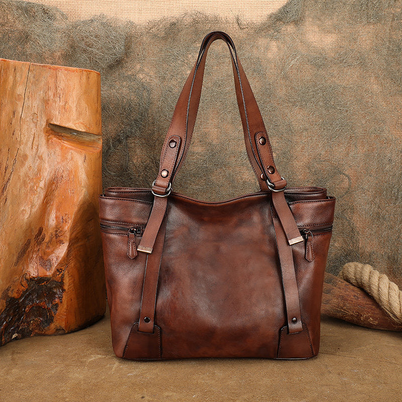 Convertible Leather Backpack for Women Sling Bag Chest Bag 