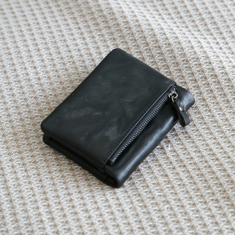 Vintage Ladies Bifold Wallet Small Leather Wallets For Ladies Affordable