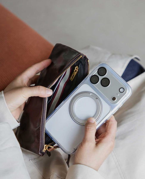 Vintage Leather Clutch Wallet for Women Genuine Cowhide Phone Organizer Pouch Durable