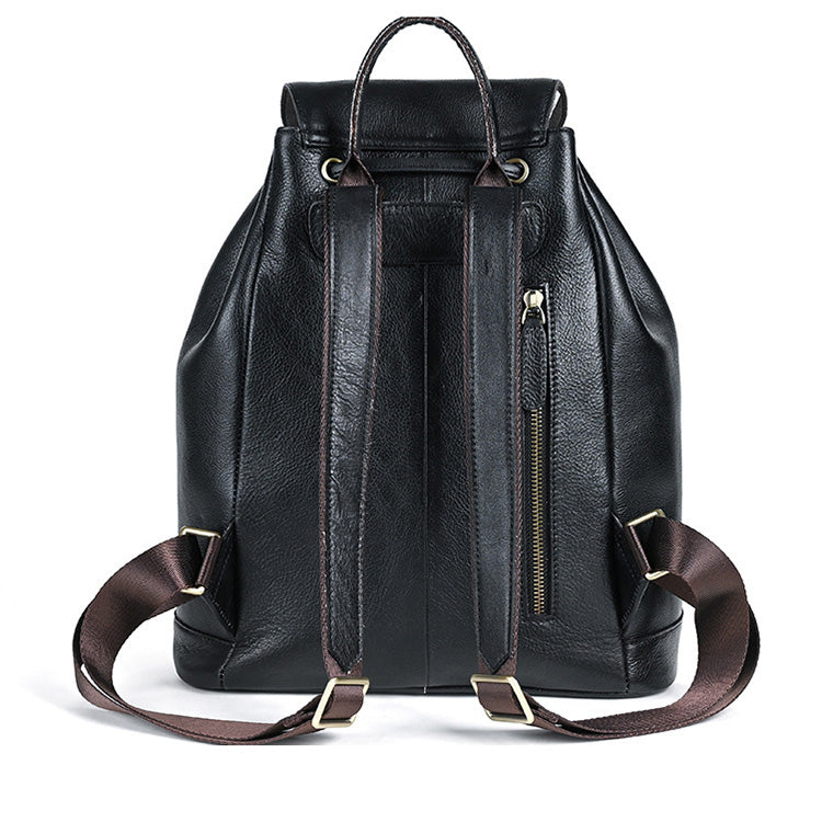 Karl Lagerfeld logo-patch Leather Backpack - Farfetch