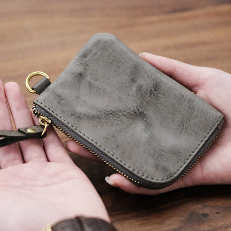 Leather Key Holder Wallet