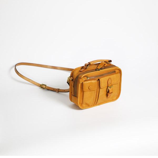 Vintage Women's Crossbody Handbags Brown Shoulder Bag Classic