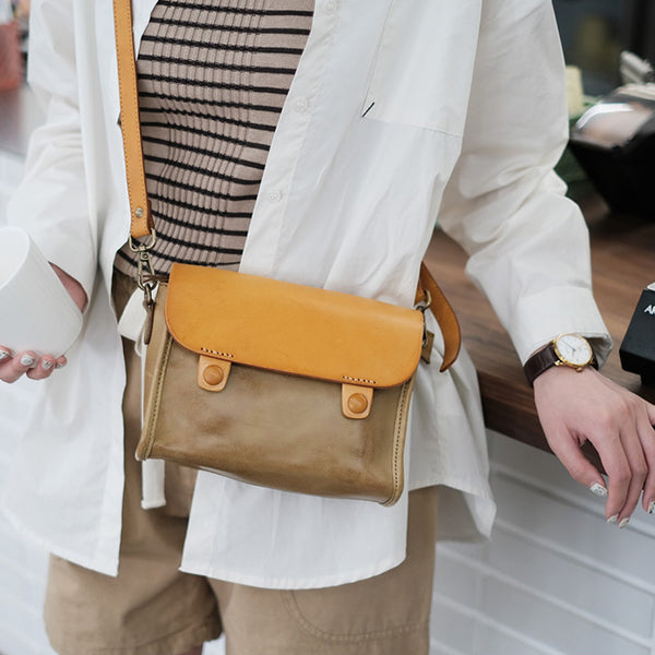 Vintage Women's Shoulder Leather Bags Crossbody Satchel Purses Beautiful