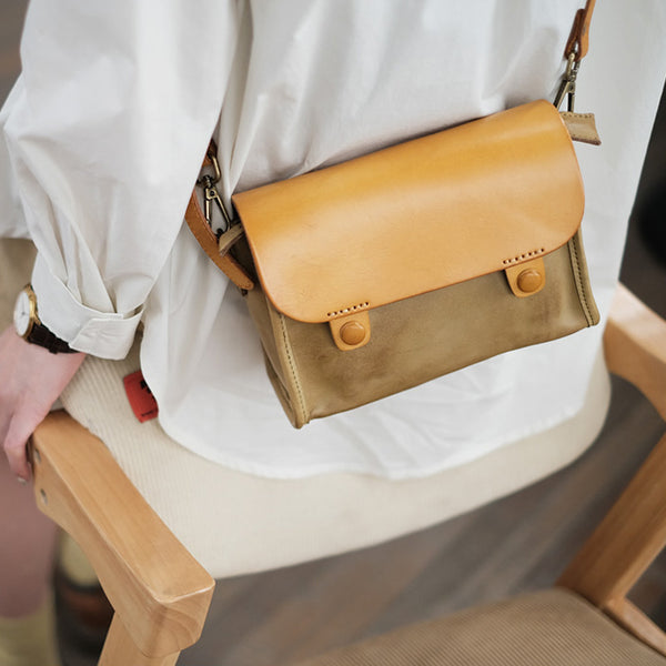 Vintage Women's Shoulder Leather Bags Crossbody Satchel Purses Casual