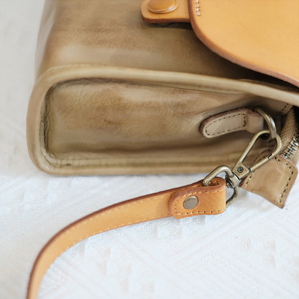 Vintage Women's Shoulder Leather Bags Crossbody Satchel Purses Details