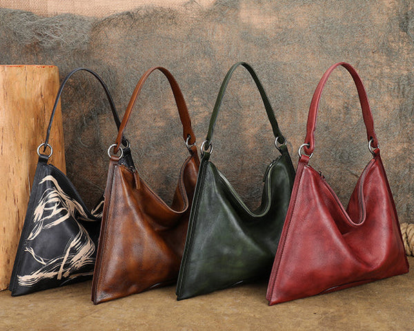 Elegant Womens Leather Tote Handbags Shoulder Purse