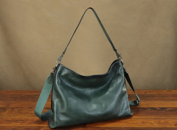 Vintage Womens Genuine Leather Tote Bag Shoulder Handbags Fashion