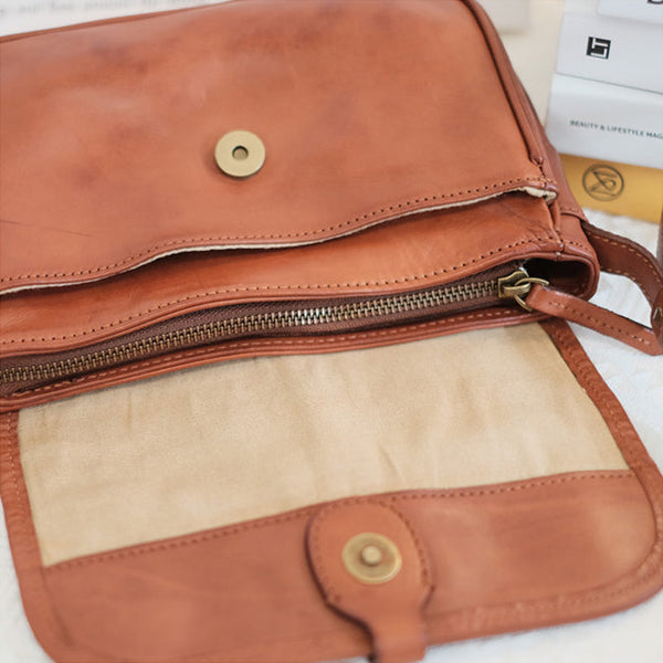 Vintage Womens Leather Shoulder Bag Crossbody Satchel Purses Gift