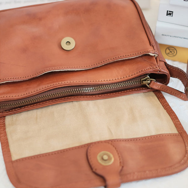 Vintage Womens Leather Shoulder Bag Crossbody Satchel Purses Gift