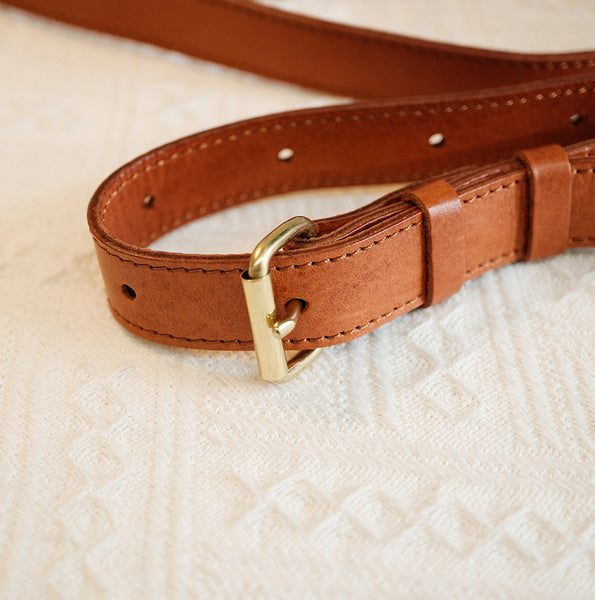 Vintage Leather Messenger Bag for Women Small Genuine Cowhide Crossbody Shoulder Bag