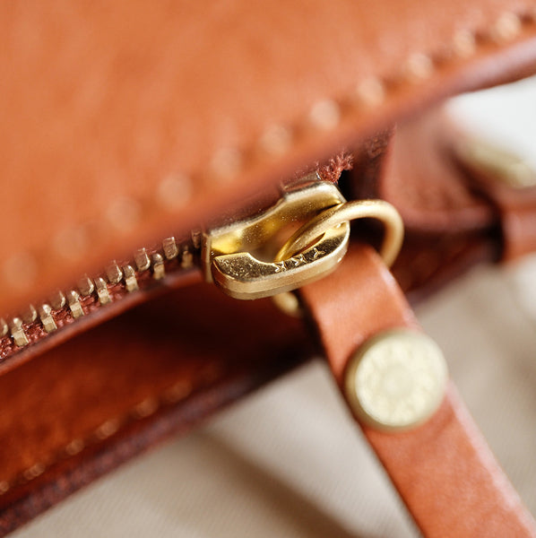 Vintage Leather Messenger Bag for Women Small Genuine Cowhide Crossbody Shoulder Bag