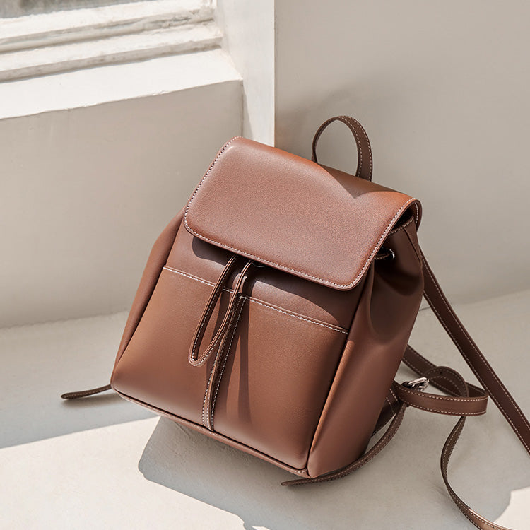Leather Satchel Backpack Bags For Women