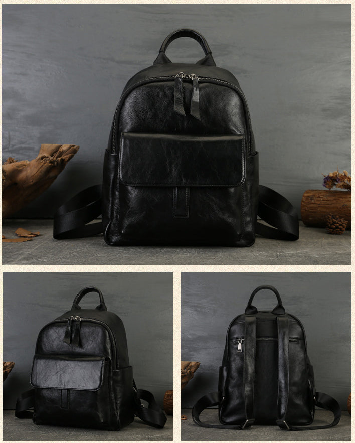 cute leather backpacks for school Wiwsi Mini Backpack Purse Women 3-Piece Set Floral Small Casual Travel Daypacks Little Wallet BagPink : Clothing, Shoes & Jewelry 1x main pocket Features School Ladies Black Leather Backpack