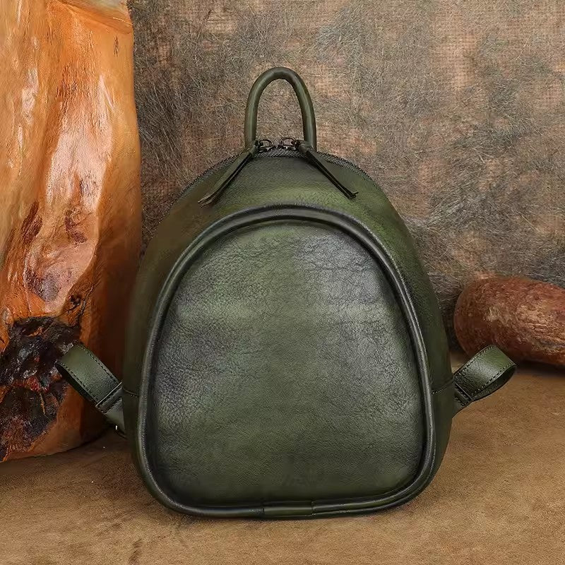 Stylish Women's Brown Leather Backpack Purse Ladies Small Leather Backpack Stylish Women's Brown Leather Backpack Purse Ladies Small Leather Backpack