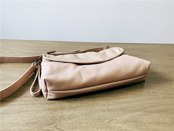 Women's Woven Bag Leather Crossbody Satchel Purse Leather Shoulder Bag Gift