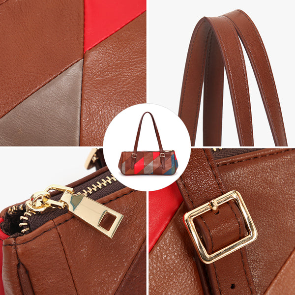 Womens-Boho-Patchwork-Genuine-Leather-Shoulder-Bag- Vintage-Handbag-Underarm-Purse-For-Women-Genuine-Leather