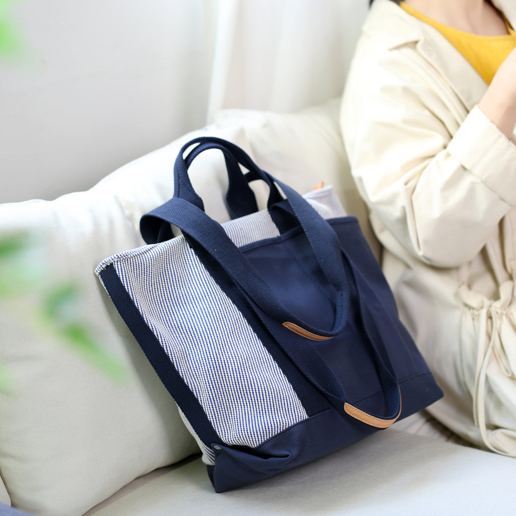 Womens Canvas Tote Bag Casual Shoulder Handbag Classic