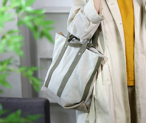 Womens Canvas Tote Bag Casual Shoulder Handbag Elegant