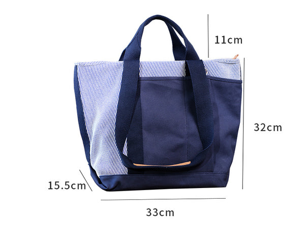 Womens Canvas Tote Bag Casual Shoulder Handbag Gift