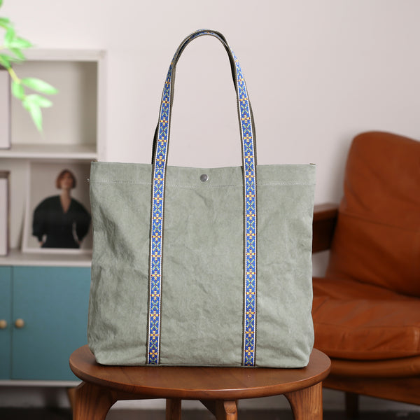 Womens Canvas Tote Bag Large Shoulder Handbag Fits 13.8" Laptop Beautiful