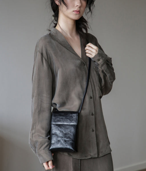 Womens Convertible Leather Crossbody Belt Bag Vintage Top Grain Cowhide Waist Bag Black