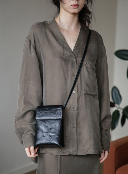 Womens Convertible Leather Crossbody Belt Bag Vintage Top Grain Cowhide Waist Bag Casual