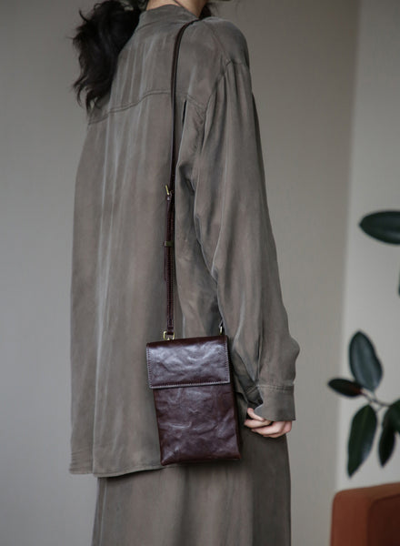 Womens Convertible Leather Crossbody Belt Bag Vintage Top Grain Cowhide Waist Bag Classic