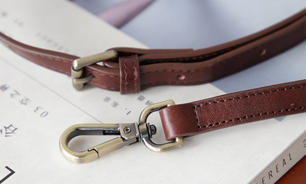 Womens Genuine Leather Frame Clutch Purse Retro Phone Bag for Women with Shoulder Strap Accessories
