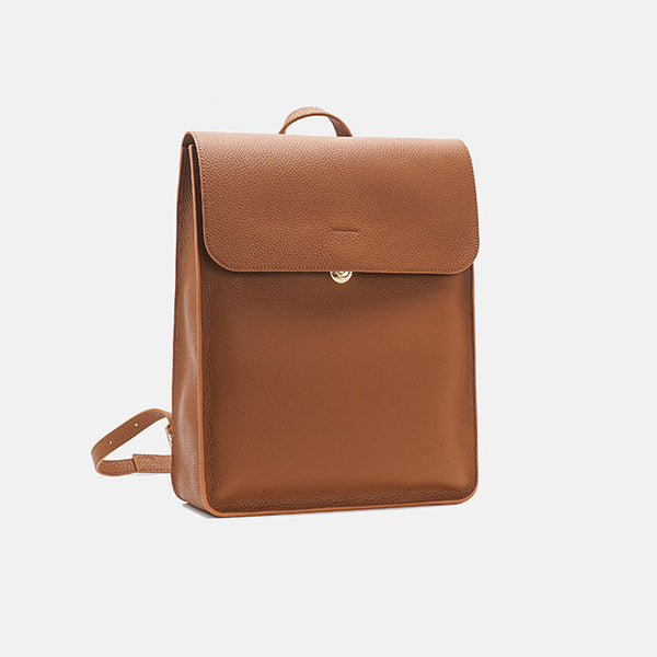 Womens Leather Backpack Bag Minimalist 29 Inch Laptop Bag Classic