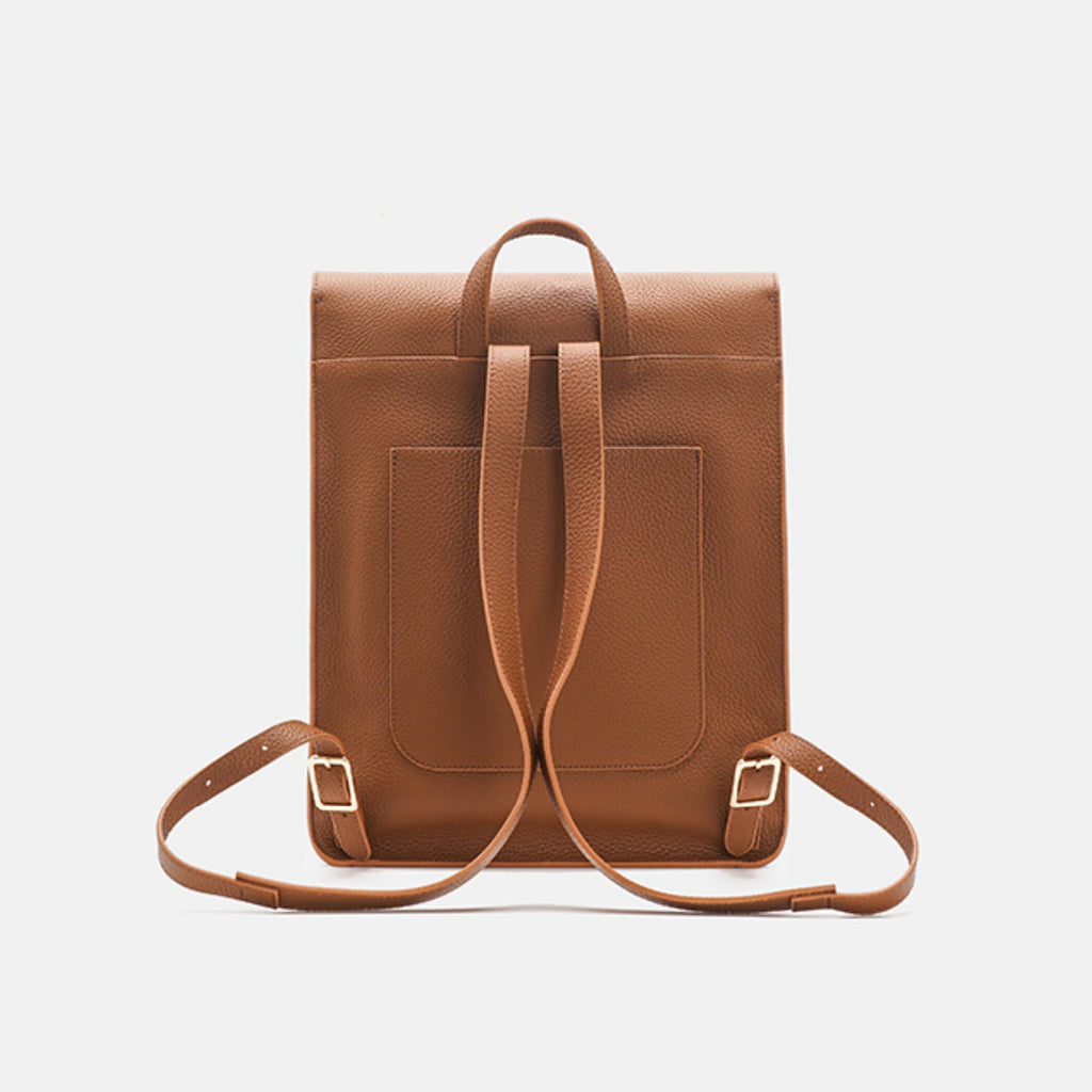 best minimalist leather backpack womens Women's Leather Laptop Backpack Minimalist 16 Inch Bag – igemstonejewelry