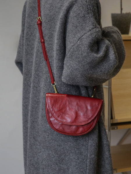 Womens Mini Genuine Leather Crossbody Bag Waist Bag Badass