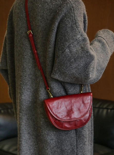 Womens Mini Genuine Leather Crossbody Bag Waist Bag Casual