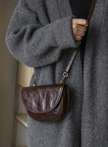 Womens Mini Genuine Leather Crossbody Bag Waist Bag Classic